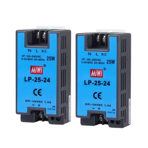 LP-25-24 DIN Rail Mounted SMPS 25W 230V AC to 24V DC Single Output Power Supply