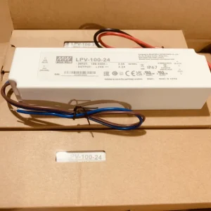 LPV-100-12 AC-DC LED Power Supply 12V 100W Single Output IP67 Waterproof Plastic 90-264VAC 92% Efficiency 2-Year