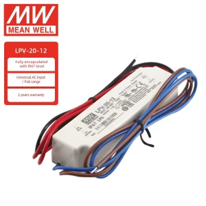LPV-20-12 Constant Voltage Waterproof IP67 12V 20W Switching Power Supply LED Driver