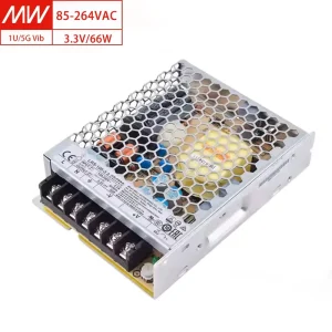 LRS 100 3.3 Ultra Compact Industrial Electronic Devices 3.3V 20A 66W Switching Power Supply 84.5% Efficiency Single