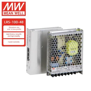 LRS-100-48 Miniature Switching Power Supply 48V Single Output Low-Profile Design for Industrial Use