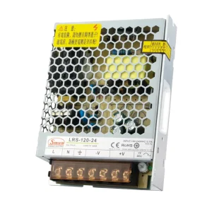 LRS-120 120W 5V 18A 12V 10A 15V 8A 24V 5A 36V 3.3A 48V 2.5A AC DC Switching Mode Power Supply Single 86% Industrial CE ISO