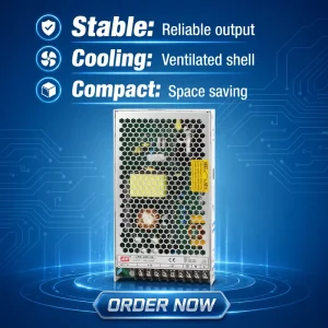 LRS 200 36 Ultra thin 200W 5.9A 36V AC DC LED Power Supply With 90 264VAC Input And 2 Year Warranty