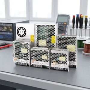 LRS-35-12 AC-DC Industrial Control Power Supply 35W 12V 3A 86% Efficiency 90-132VAC 180-264VAC Input Single Output 50/60Hz