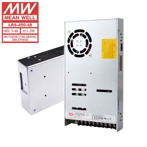 LRS-450-48 AC-DC 450W Single Output Switching Power Supply 48V Industrial LED 60Hz