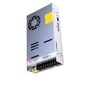 LRS 600 5 Meanwell SWPS 5V Enclosed AC DC 600W Single Output Power Supply 100A Current 90 264VAC Input 1U Low Profile Short