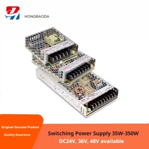 LSR-100W-15 DC-DC Industrial Switching Power Supply 15V 6.67A Single Output Enclosed Input High Efficiency DIN Rail Mount