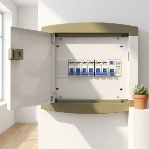 LYD1-6WAY Indoor Surface Mount Metal Enclosure Distribution Box IP40 Iron Electrical Consumer Unit Board
