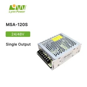 LYNN MSA 120S 24V 120W Single Output 24V AC DC Switching Power Supply with 100V 240V Input 2.5A Current 47 63Hz