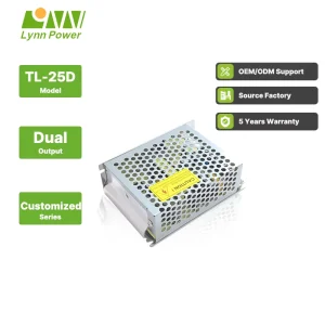 LYNN Power Switching Power Supply AC DC 5v 12v 24v Dual Output TL 35D Switching Power Supply for Bank Queuing Machine