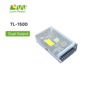 LYNN TONGLI TL 150D Dual Switching Power Supply 5V 24V DC 5 Year Warranty for Industrial Devices (PLCs Sensors Touchscreens)