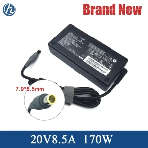 Laptop Charger 170W 20V 8.5A for ThinkPad W530 W520 45N0113 45N0114 45N012 Power Supply Adapter