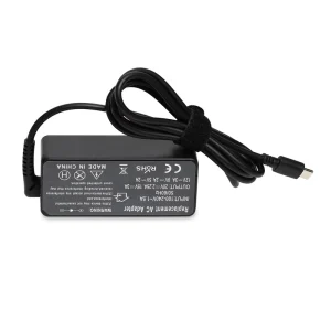 Laptop Charger 45W Type C 20V 2.25A PD USB Charger Universal Power Supply Laptop Adapter for ThinkPad Yoga MIIX5 Pro X1