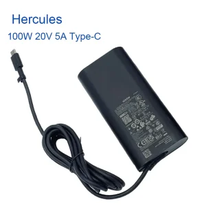 Laptop Charger Power Supply 100W 20V 5A Type C USB C HA100PM220 JC22F for Precision 3591 3540 XPS 14 9440 Laptop Adapter