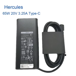 Laptop Charger Power Supply 65W 20V 3.25A Type-C USB-C HKA65NM200 0CJG9W for De Inspiron 5330 3515 3520 5501 5401 Laptop Adapter