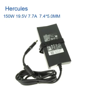 Laptop Charger Power Supply AC Adapter 150W 19.5V 7.7A 7.4*5.0mm for DE Alienware Inspiron XPS DA150PM100-00 ADP-150DB B J408P