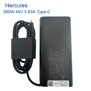 Laptop Charger Power Supply AC Adapter 280W 48V 5.83A Type C LA280PM240 For De Pro Max 16 Plus MB16250 HA280PM240