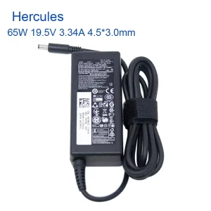 Laptop Charger Power Supply AC Adapter 65W 19.5V 3.34A 4.5*3.0MM 7.4*5.0MM 4.0*1.7MM for De Inspiron Latitude Vostro LA65NS2-01