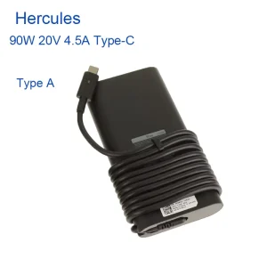 Laptop Charger Power Supply AC Adapter 90W 20V 4.5A Type C USB C for Latitude Precision Vostro XPS LA90PM170 TDK33 MDD7C