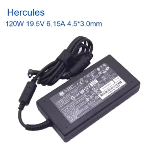 Laptop Charger Power Supply Adapter 120W 19.5V 6.15A 4.5*3.0mm for HP ENVY 15 17 Omen 15 Notebook Adapter HSTNN LA25 710415 001