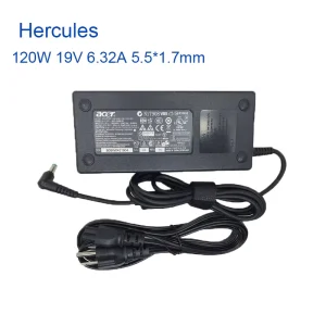 Laptop Charger Power Supply for Acer 120W 19V 6.32A 5.5*1.7MM ADP-120ZB BB Laptop AC Adapter in Stock
