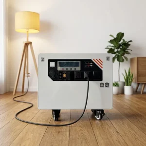 LiFePO4 Portable Power Station with Solar Panels for Home Battery Backup