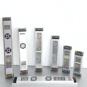 Lighting Transformer Ultrathin LED Switching Power Supply Aluminum Case Single DC12V 24V 5A 10A 20A 30A 60W 100W 150W 200W 300W