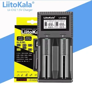 Lii CH2 Smart Charger Intelligent Battery Charger for 1.5V AA AAA Li ion Lithium Rechargeable Battery