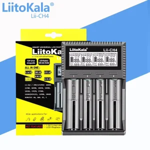 Lii CH4 Smart Charger Intelligent Battery Charger for 1.5V AA AAA Li ion Lithium Rechargeable Battery