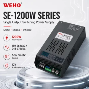 Lithium Iron Phosphate Battery Charger Switching Power Supply SE Series 1200W 96V 80A 48-96V Power Supplies