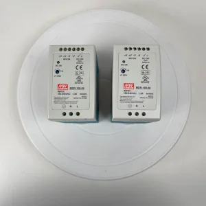 Lot of 2 MDR-100-48 96W 48V 2A DIN Rail Power Supply