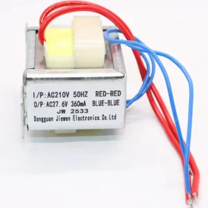 Low Frequency Transformer EI4824 (8W 210V 27.6V) for Industrial Control System Voltage Conversion