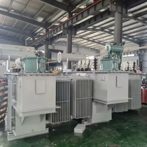 Low Noise S13 Oil Filled Distribution Transformer 3 Phase 11kV All Copper Step Down Outdoor Power Transformer