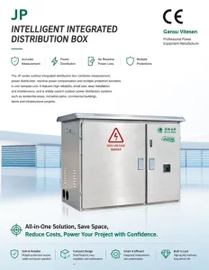 Low Voltage Cabinet Outdoor Intelligent Metering Protection Solution CE Certified Distribution System Power