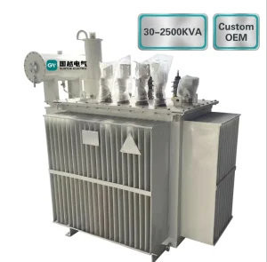Low Voltage Three Aluminum Copper Distribution Transformer Floor Standing Power Factor Correction Cabinet for Power Station