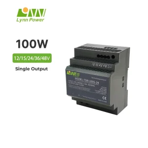 Lynn OEM ODM TDR 100S 24V 4.2A Industrial 100W Din Rail Switching Power Supply Single Output 88% Efficiency 5 Year Warranty for