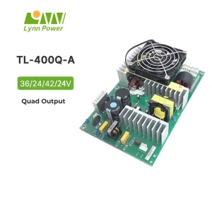Lynn Power Customized High Stability Efficiency 85% TL-400Q-A 400W Quad Output AC-DC Switching Power Supply 176-264VAC Input