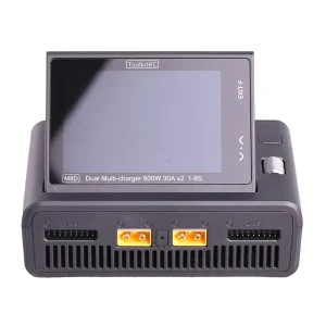M8D 1600W 50A DC Balance Touch Screen Drone Lipo Battery Charger 65W Fast Charge Dual Channels 1 8S For FPV RC Plastic