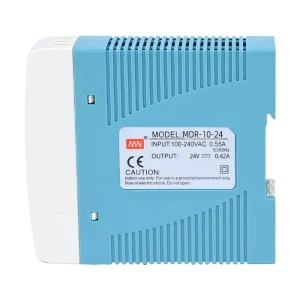 MDR 10 24 Industrial DIN Rail Power Supply 10W 24V 0.41A Single Output 50Hz DC Switching 85 264VAC Input 86% Efficiency