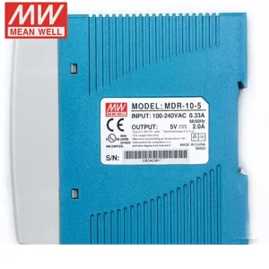MDR-10-5 10W 5V 2A DIN Rail Switching Power Supply AC to DC Single Output Industrial SMPS 24VDC