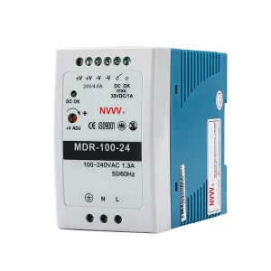 MDR-100-24 100W 24V AC-DC Switching Power Supply, DIN Rail