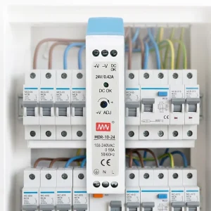MDR-20-24 DIN Rail DC Switching Power Supply 24V 1A 240V AC Input 86% Efficiency Single Output Industrial Use CE RoHS