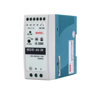 MDR-40W Switching Power Supply MDR Series AC-to-DC Power 40W 24V SMPS DIN Rail MDR-40-24