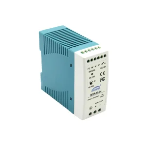 MDR 60 24 60W 24V 2.5A AC DC Single Output Din Rail Power Supply 85% Efficiency 100 240V Input 50 60Hz Industrial Control Energy