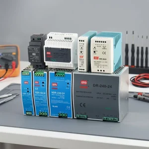 MDR-60-5 60W 5V 10A Single Industrial DIN Rail Switching Power Supply 86% Efficiency 90-264VAC 50/60Hz CE ROHS