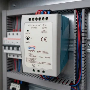 MDR Single Output 100W 5V 12V 24V 4A 85-264V AC Industrial LED CCTV Mini SMPS DIN Rail Switching Power Supply