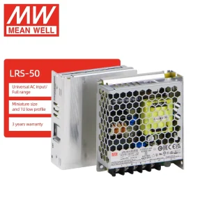 MEAN WELL LRS 50 5 5V AC DC Single Output 50W Industrial 5V Enclosed Power Supply 12V 24V 36V 48V