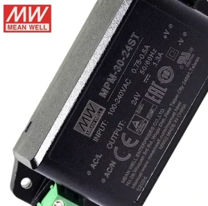 MEAN WELL MPM-30 Medical Switching Power Supply 30W 3.3/5/12/15/24/48V Terminal Type ST