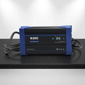 MJOO 30A Battery Charger Adapter 12V 24V Auto Identification LiFePO4 AGM Gel Lead Acid for RV Camper Marine Solar Energy System