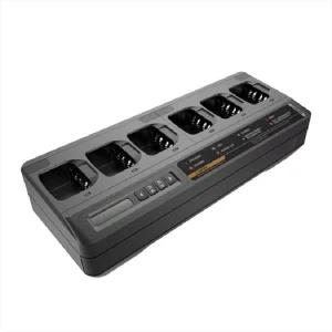 MOTOROLA PMPN4283A Pmpn4283 Six Way Battery Charger Multi Channel Impres 2 Compatible R7 R5 R7a Dp2600 Dp4400 Dp4601e Radio